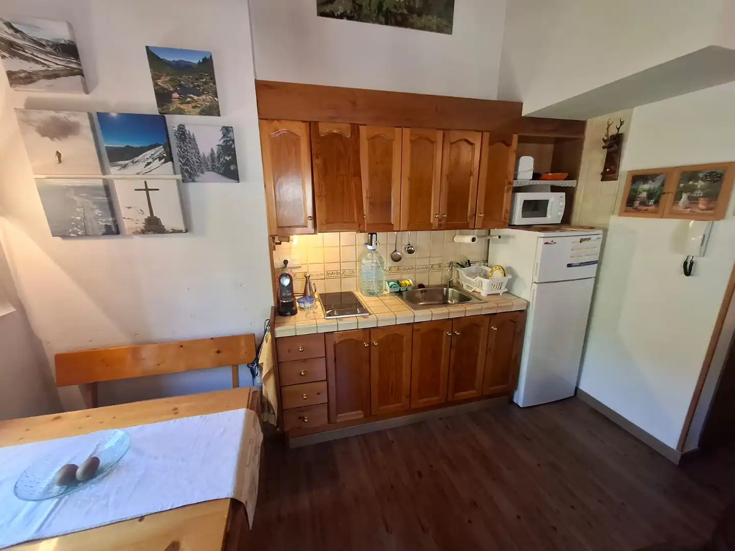 Kitchen of Flat for sale in Setcases  with Furnished