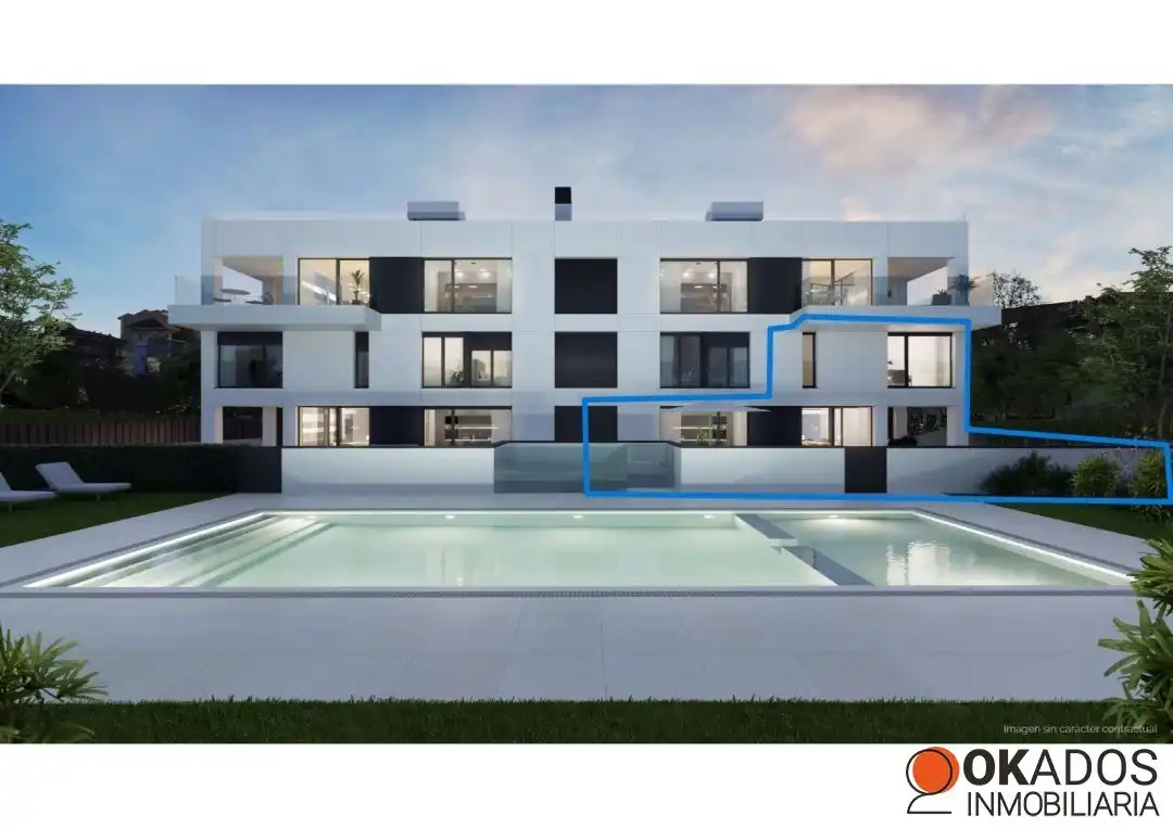 Schwimmbecken von Maisonette zum Verkauf in Donostia - San Sebastián  mit Heizung, Privatgarten und Terrasse