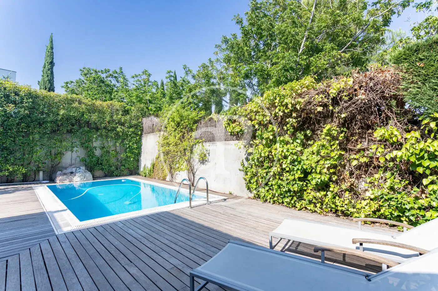Piscina de Casa o xalet en venda en Sant Cugat del Vallès amb Aire condicionat, Calefacció i Jardí privat