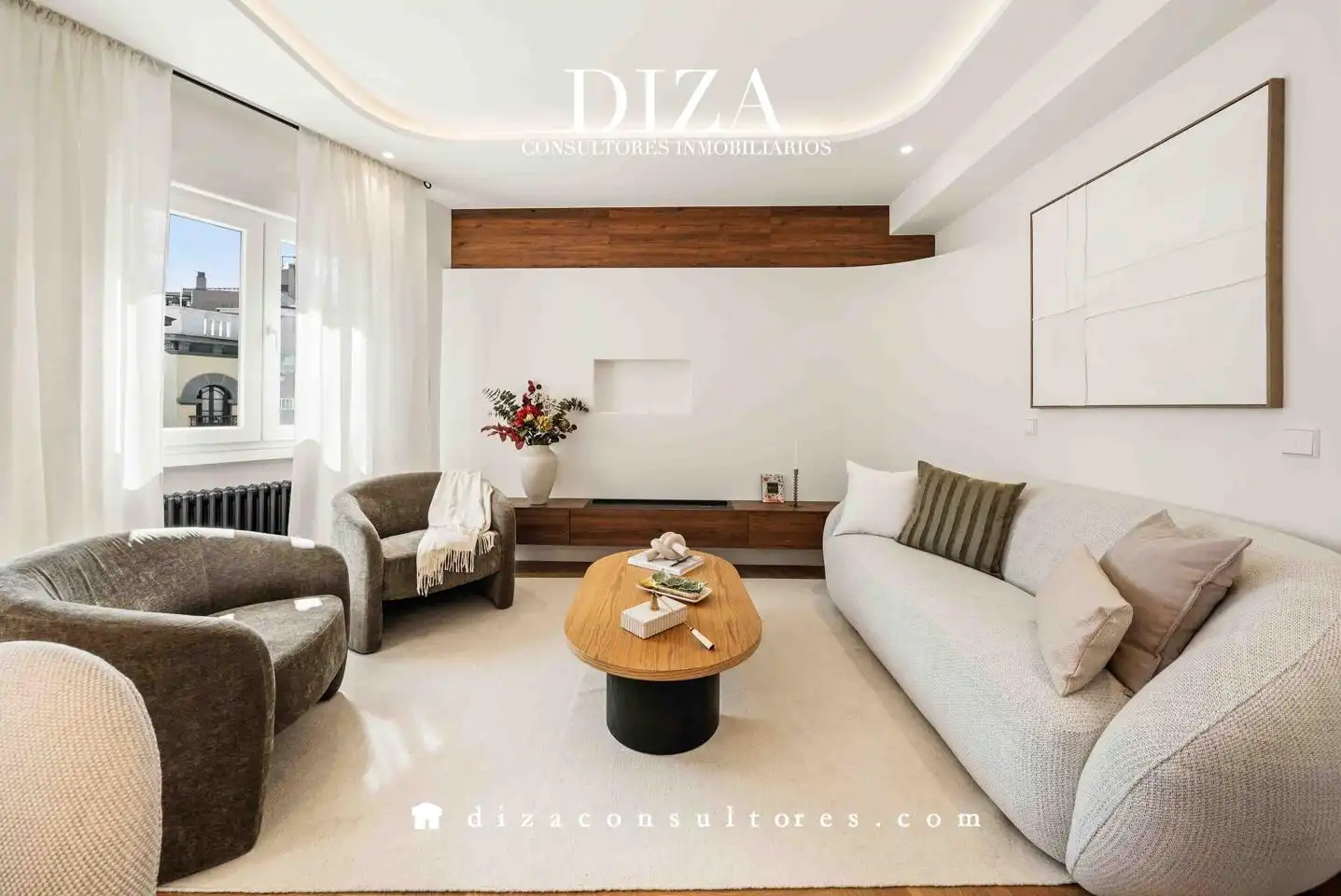 Sala de estar de Piso en venta en Madrid con Aire acondicionado, Calefacción y Amueblado