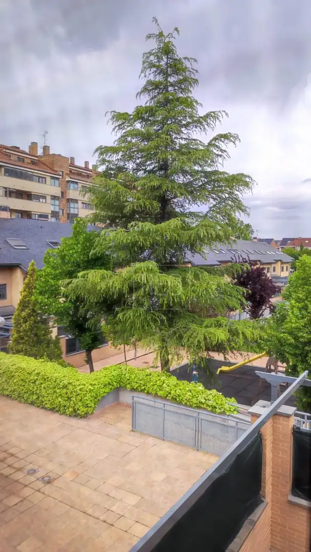 Exterior view of Detached homes for sale in Rivas-Vaciamadrid  with Air Conditioner, Heating and Private garden