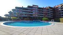 Swimming pool of Flat for sale in Gijón   with Heating, Parquet flooring and Terrace