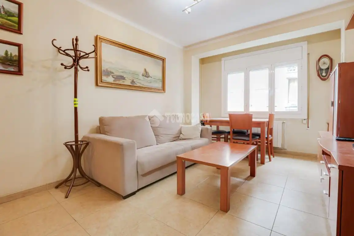 Sala de estar de Piso en venta en Mollet del Vallès con Amueblado y Balcón