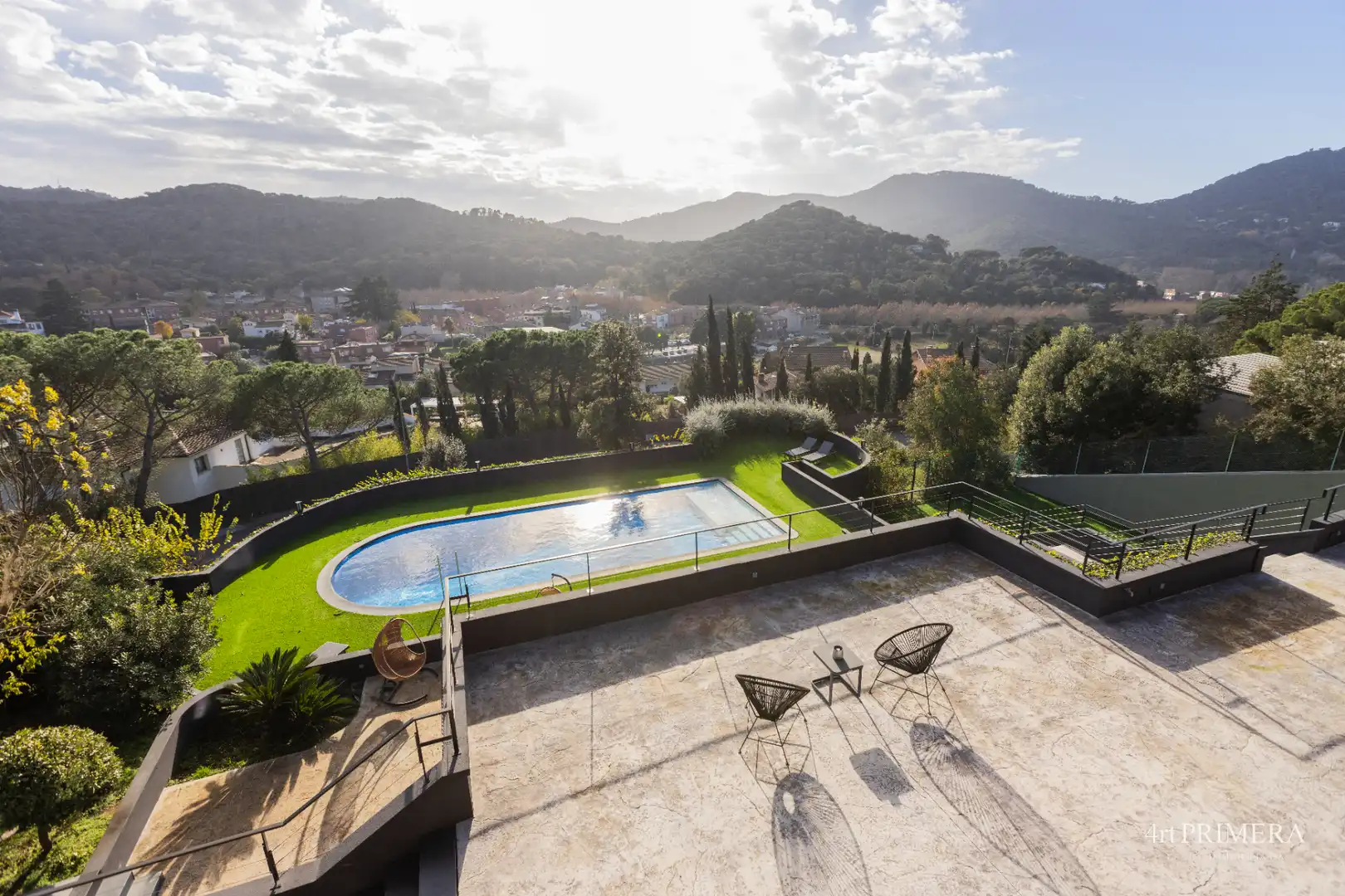 Swimming pool of Houses for sale in Vallromanes  with Air Conditioner, Heating and Private garden
