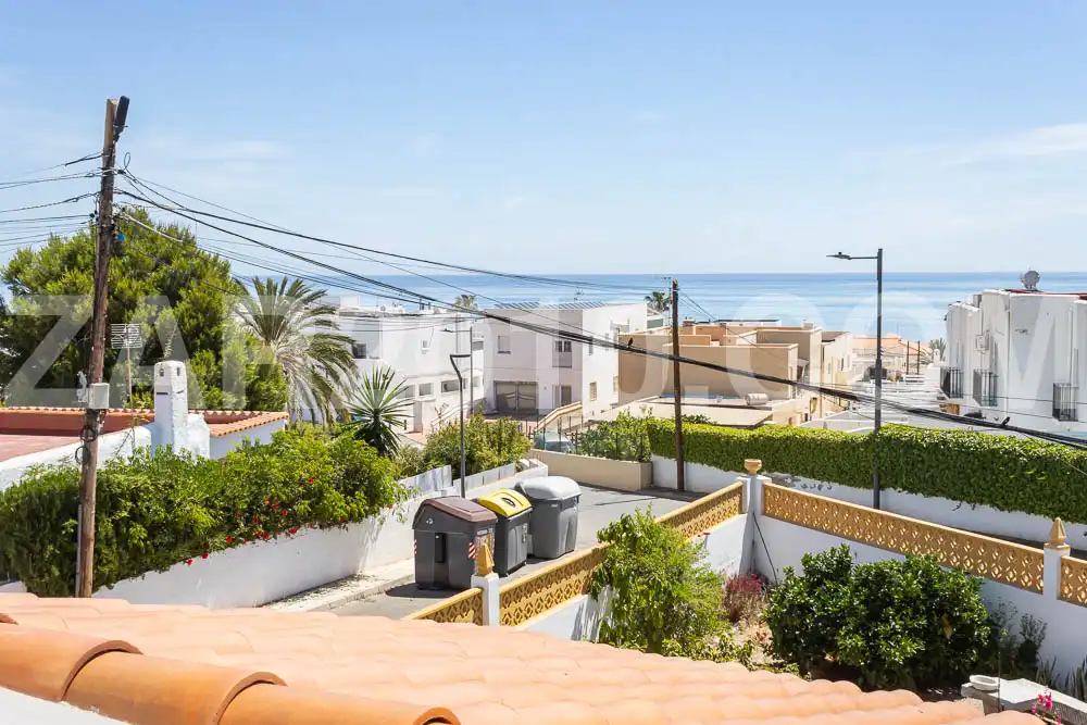 Vista exterior de Casa o chalet en venta en Mojácar con Aire acondicionado, Jardín privado y Parquet