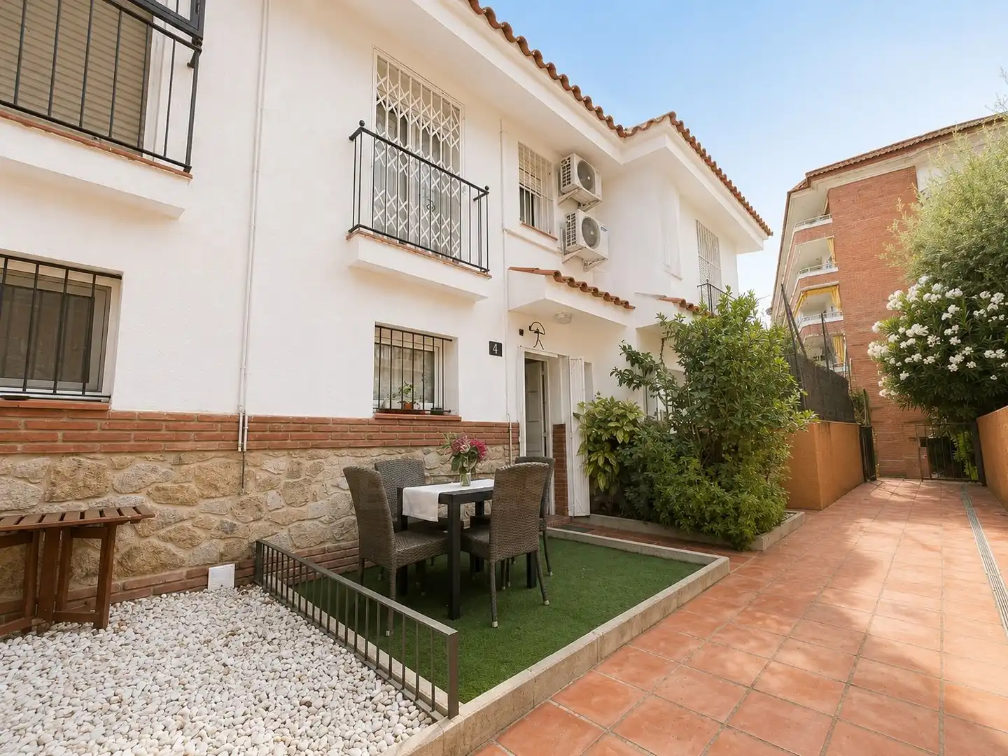 Jardí de Casa adosada en venda en Lloret de Mar amb Aire condicionat, Calefacció i Terrassa
