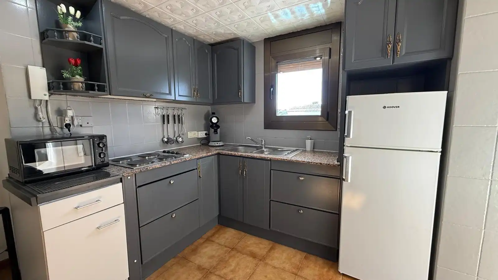 Cocina de Apartamento en venta en Empuriabrava con Aire acondicionado, Terraza y Amueblado