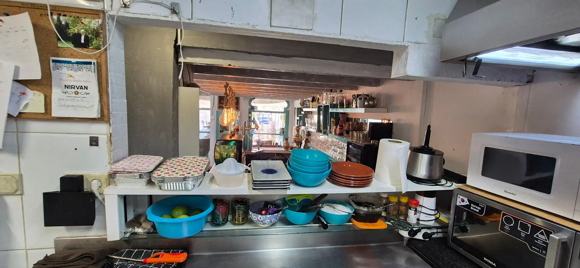 Cocina de Local en traspaso en Fuengirola con Aire acondicionado y Alarma