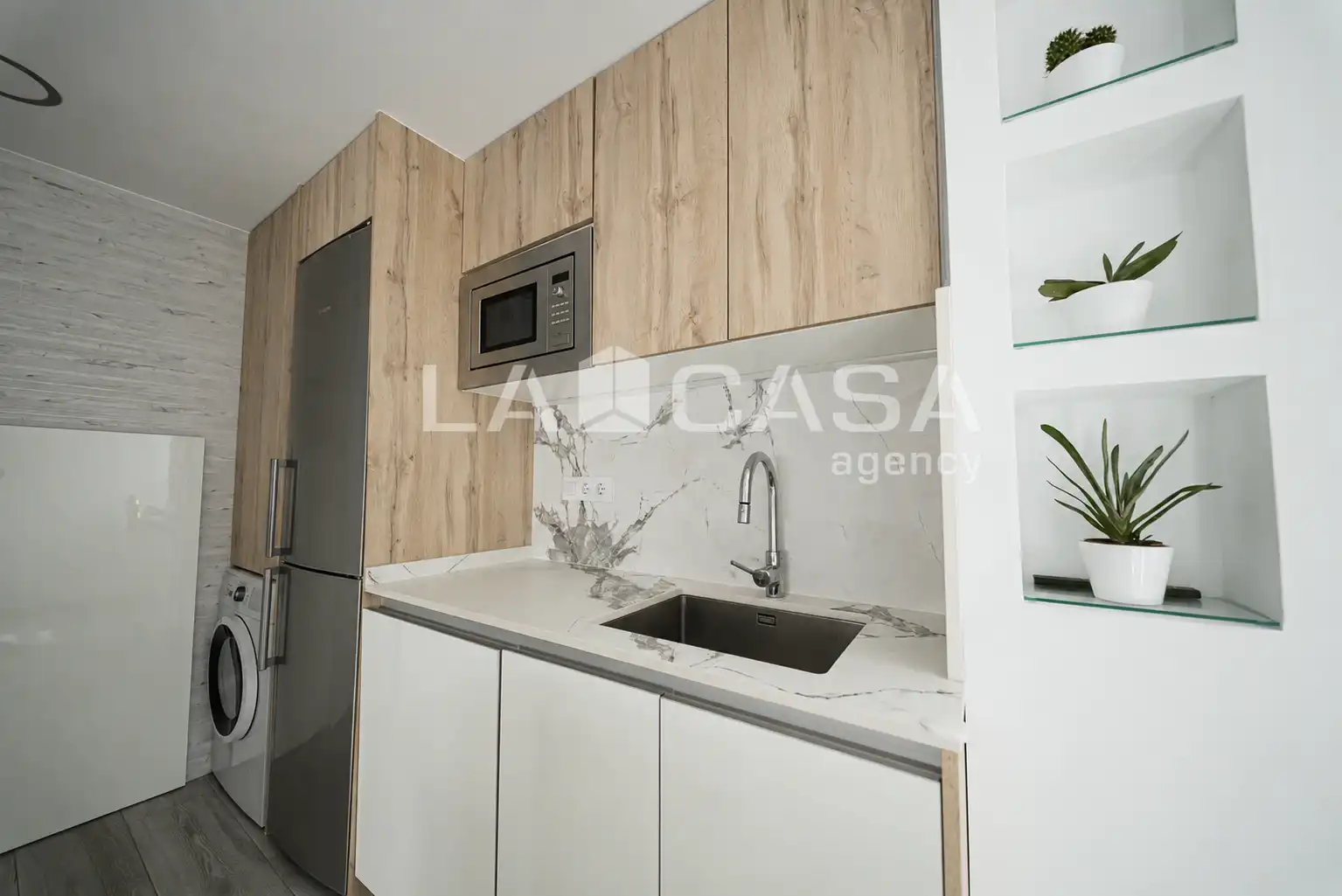 Cuina de Dúplex en venda en Barcelona amb Terrassa, Piscina i Balcó