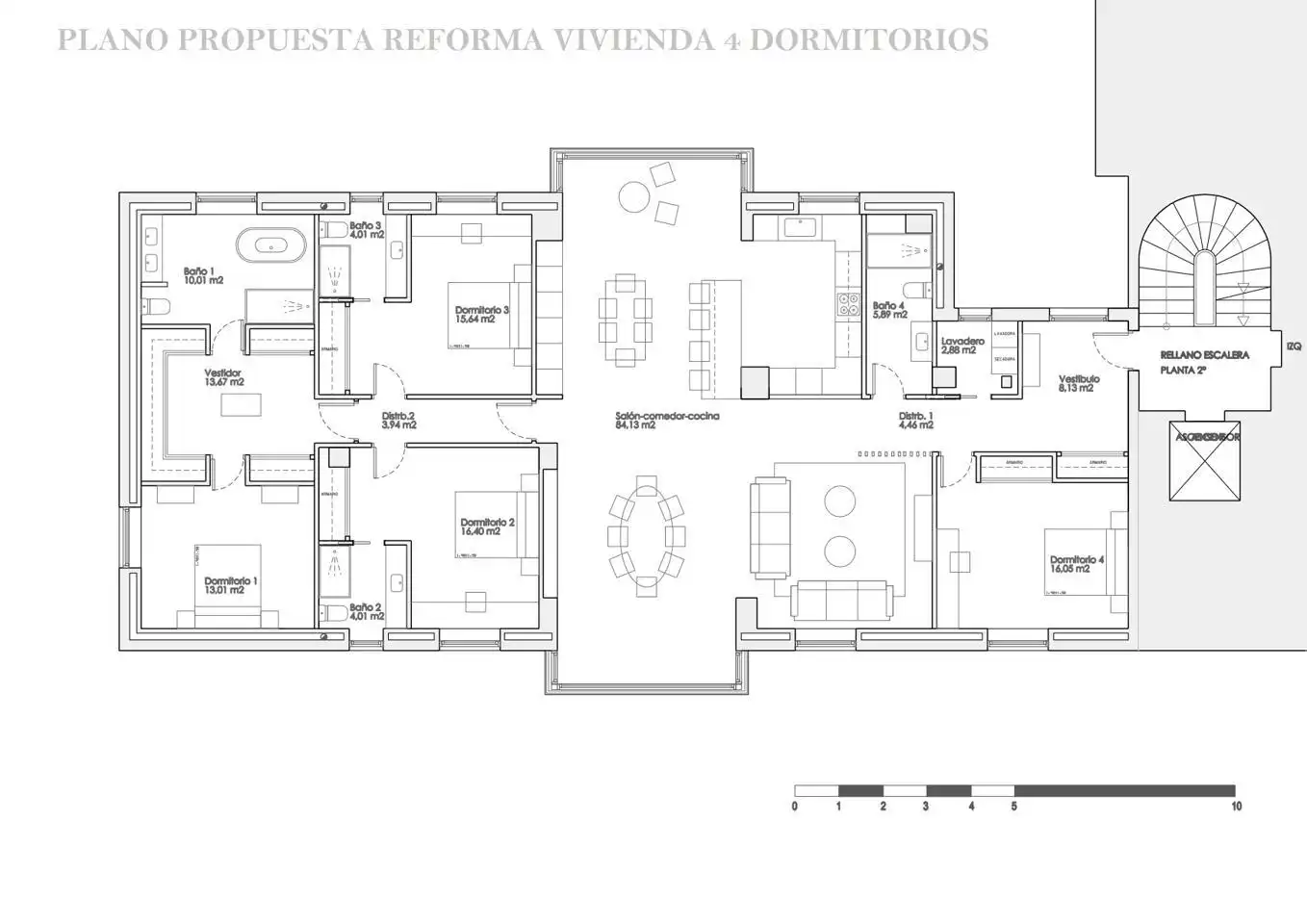 Piso con ascensor en venta en Paseo del Marqués de Monistrol, imagen 3