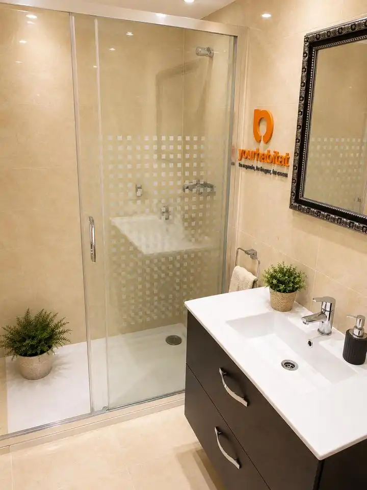 Baño de Piso de alquiler en Getafe con Aire acondicionado, Calefacción y Terraza