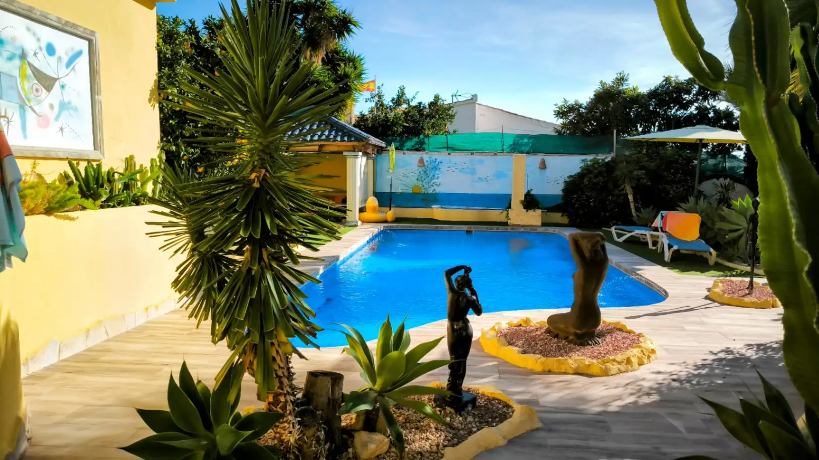 Piscina de Casa o xalet en venda en La Fustera  