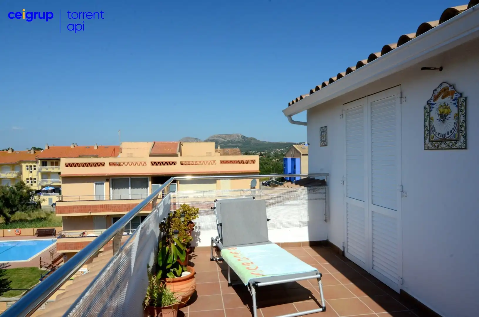 Terraza de Ático en venta en L'Estartit con Aire acondicionado, Terraza y Amueblado