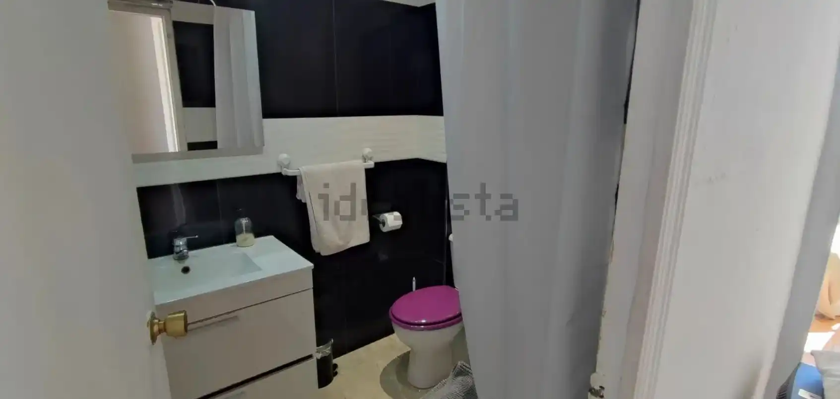 Bathroom of Flat for sale in Burriana / Borriana  with Storage room, Balcony and Internet