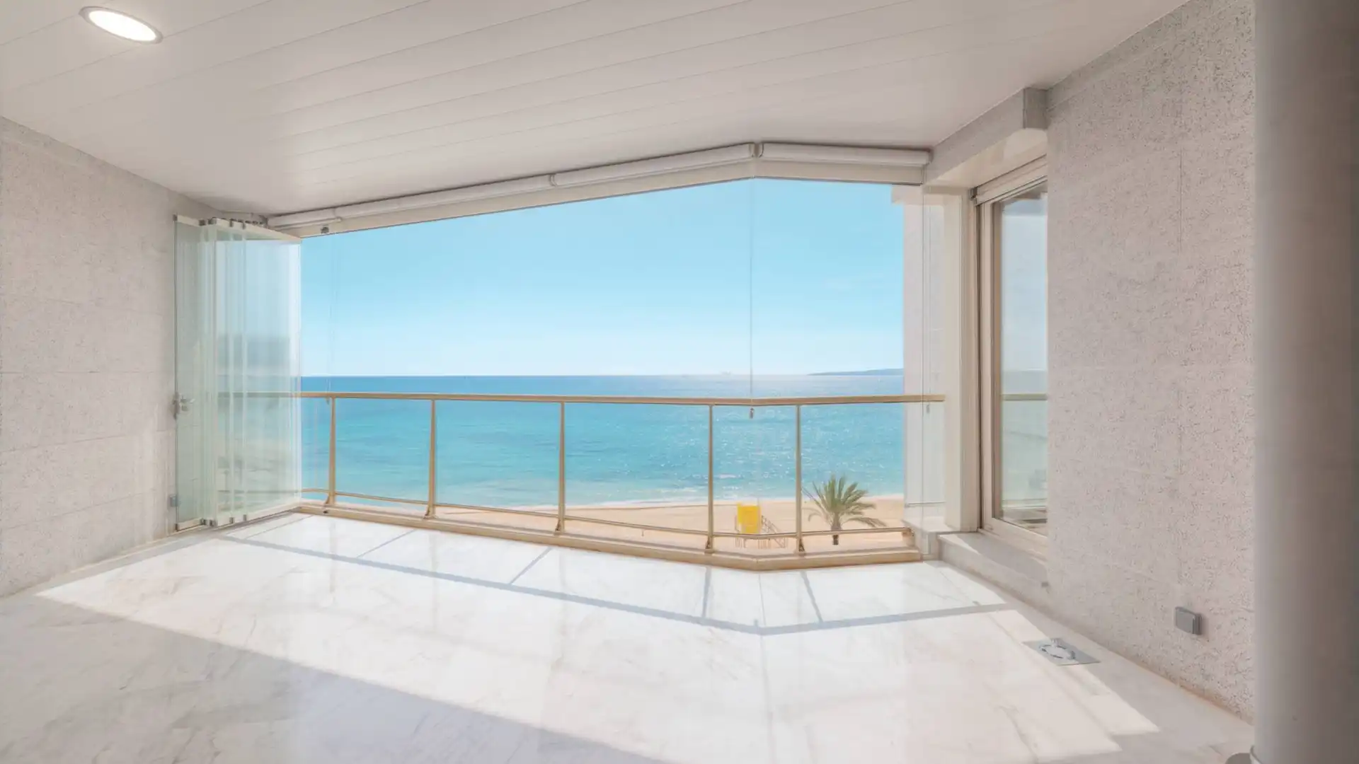 Balcony of Flat for rent in  Palma de Mallorca  with Air Conditioner and Community pool