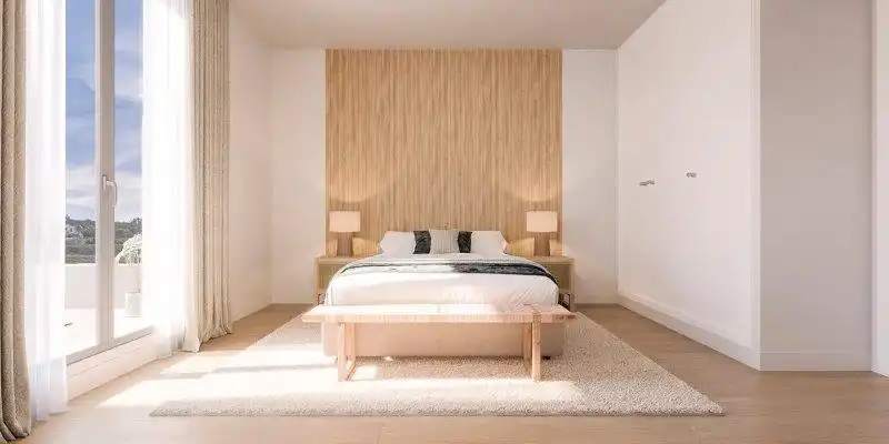 Bedroom of Flat for sale in Manilva  with Air Conditioner, Heating and Private garden