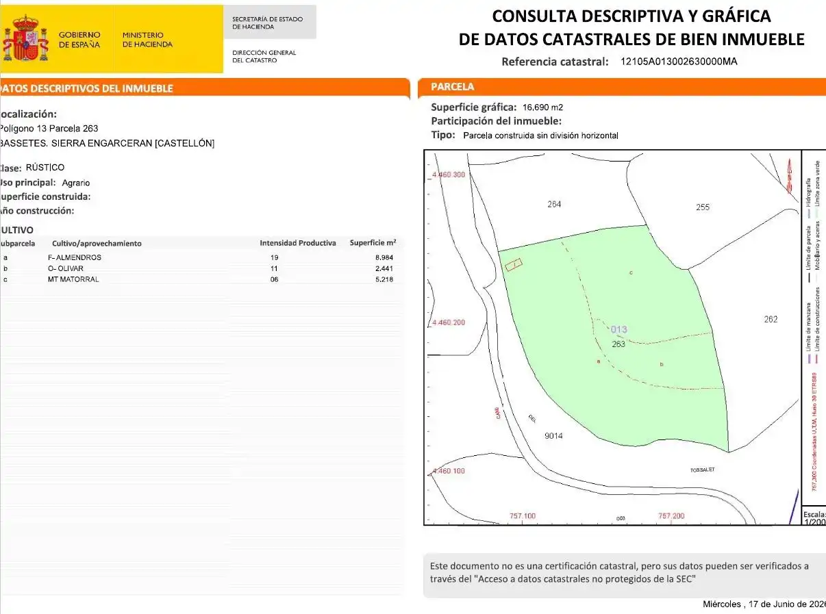 Terreny rústic en venda a Sierra Engarcerán, imagen 15