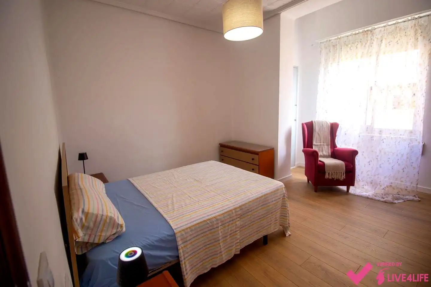 Bedroom of Flat for rent in Godella  with Furnished
