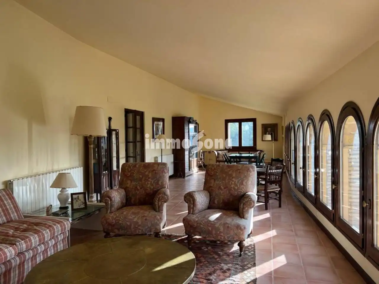 Sala de estar de Finca rústica en venta en Argelaguer con Calefacción, Jardín privado y Terraza