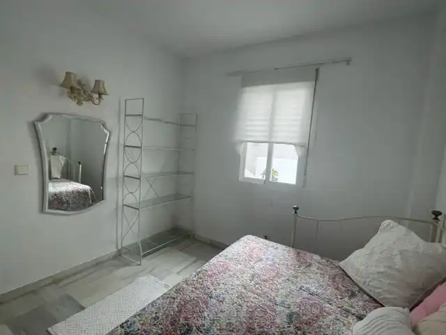 Bedroom of Attic for rent in Marbella  with Air Conditioner, Terrace and Furnished