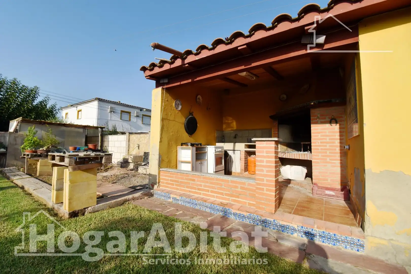 Garten von Haus oder Chalet zum Verkauf in Castellón de la Plana / Castelló de la Plana mit Klimaanlage, Privatgarten und Terrasse