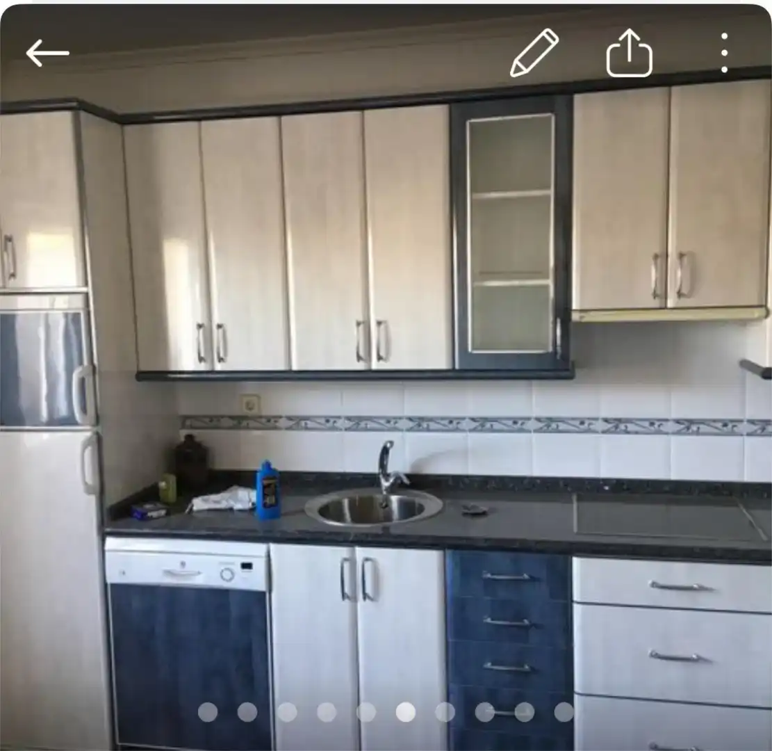Kitchen of Flat for sale in Palacios de la Valduerna  with Private garden and Storage room