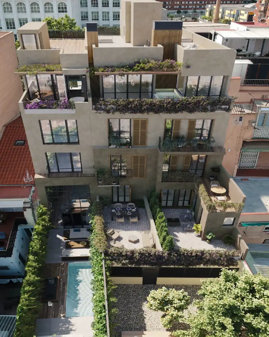 Terrassa de Casa o xalet en venda en Barcelona amb Aire condicionat i Calefacció