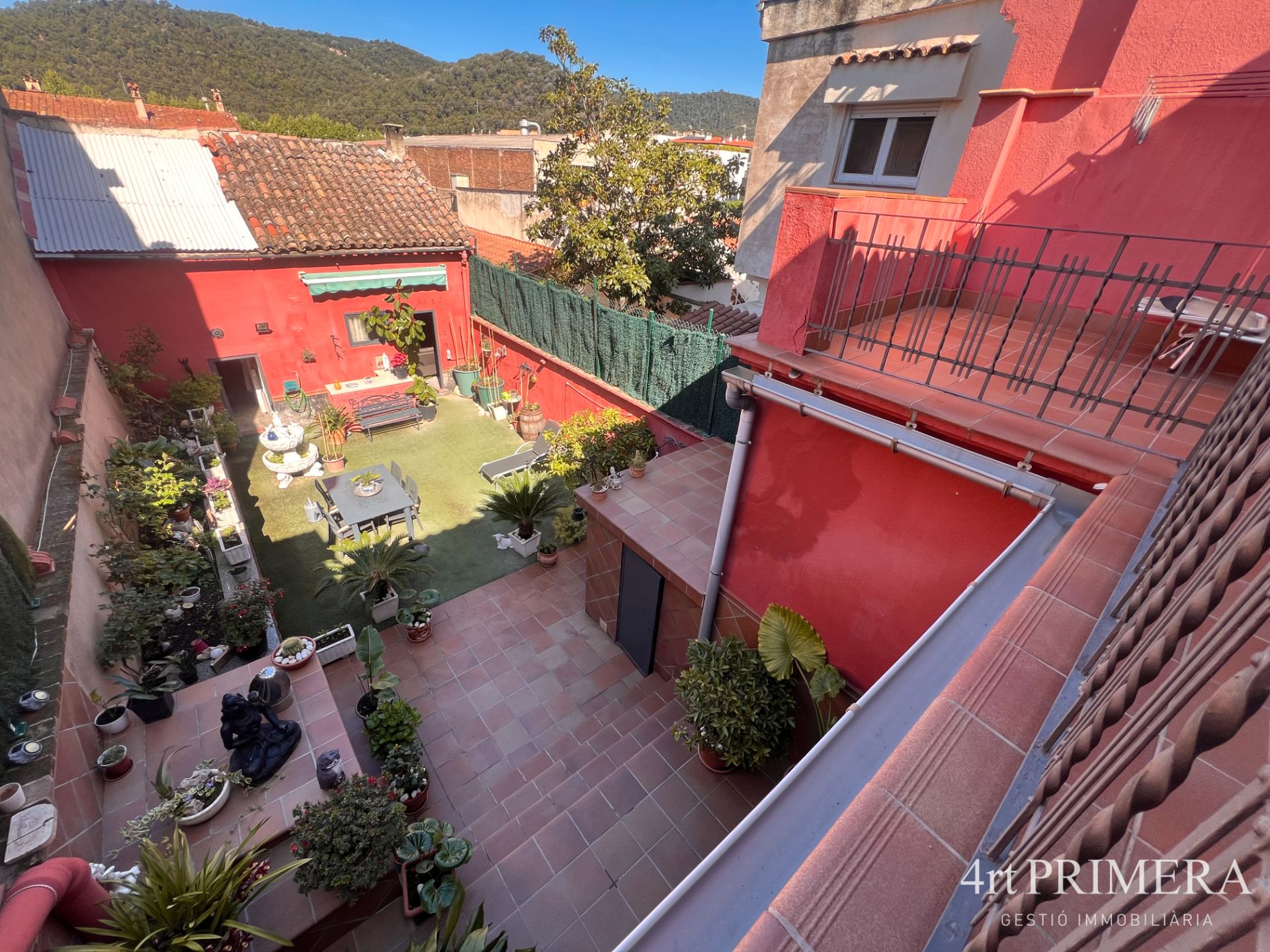 Terrace of Single-family semi-detached for sale in La Garriga  with Heating, Terrace and Balcony