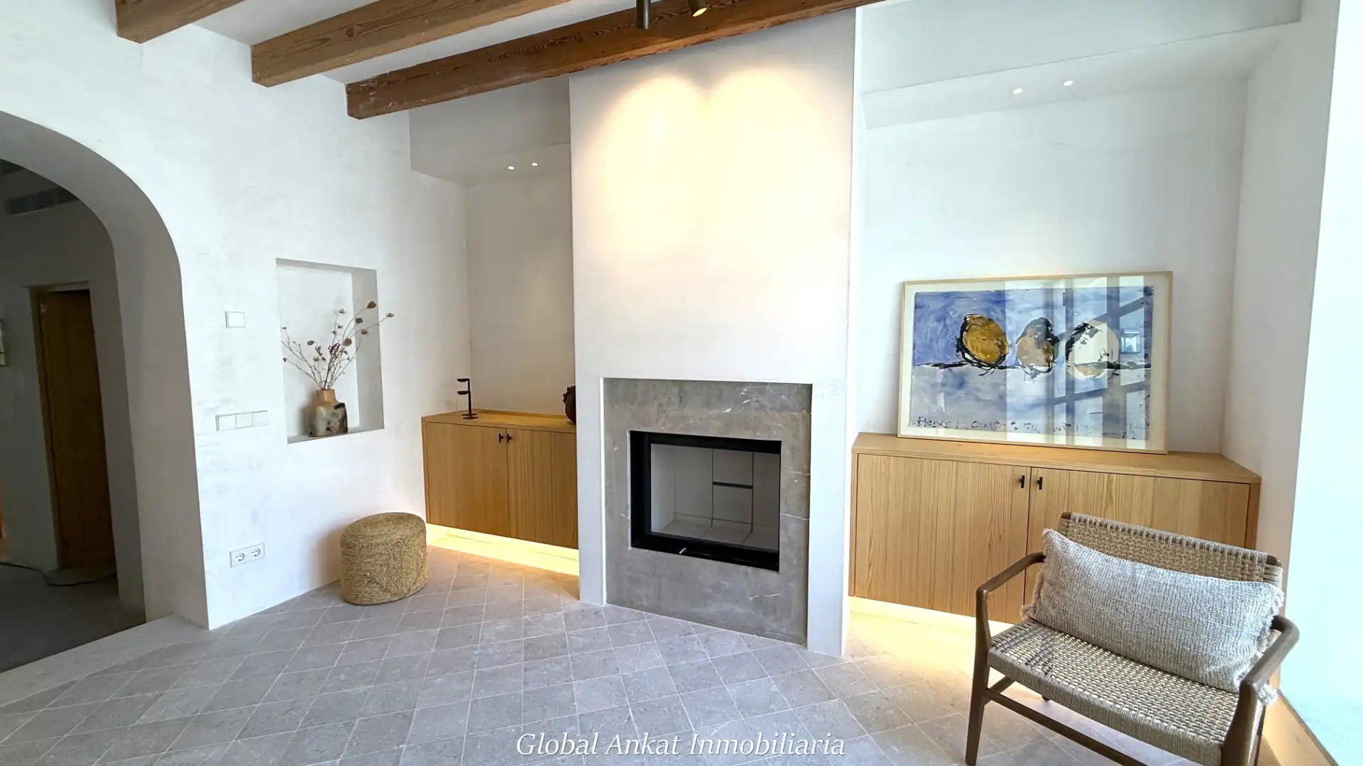 Sala de estar de Casa o chalet en venta en Felanitx con Aire acondicionado, Calefacción y Jardín privado