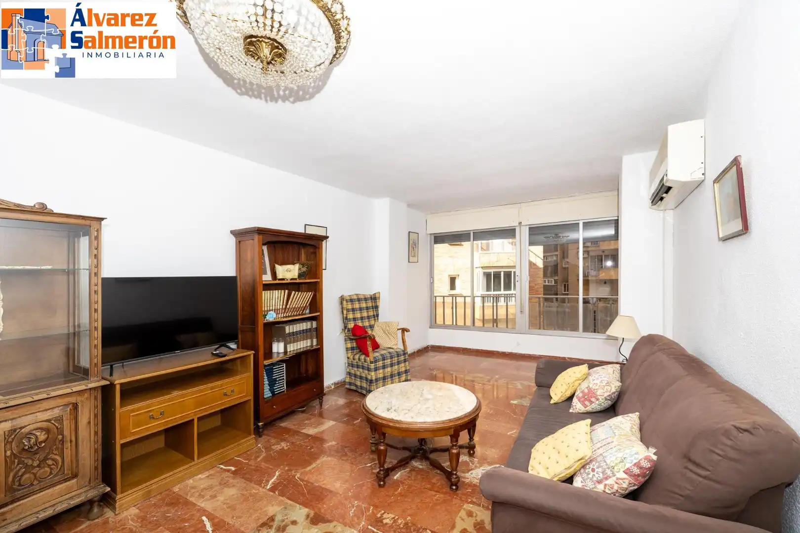Wohnzimmer von Wohnung zur Miete in Granada mit Heizung, Terrasse und Möbliert
