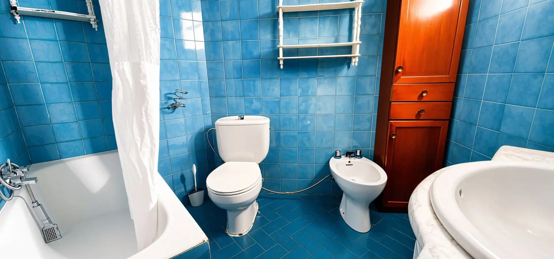 Bathroom of Flat for sale in Navalmoral de la Mata  with Terrace and Furnished