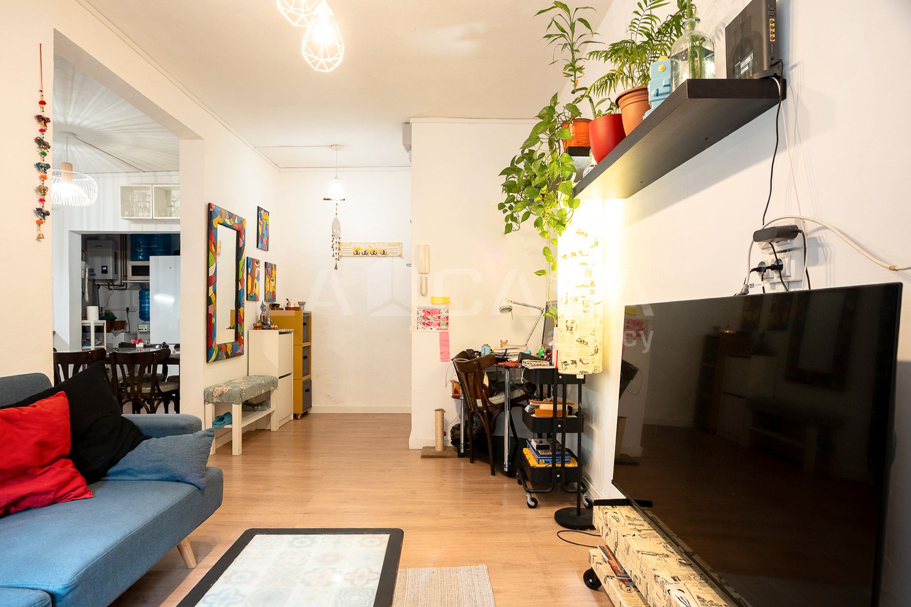 Sala d'estar de Pis en venda en  Barcelona Capital