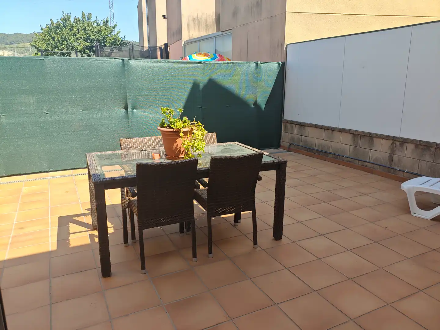 Terrassa de Casa adosada de lloguer en Sarrià de Ter amb Aire condicionat, Calefacció i Jardí privat