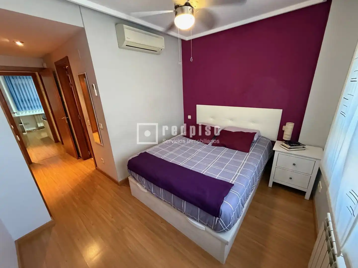 Bedroom of Flat for sale in Madrid  with Air Conditioner, Heating and Private garden