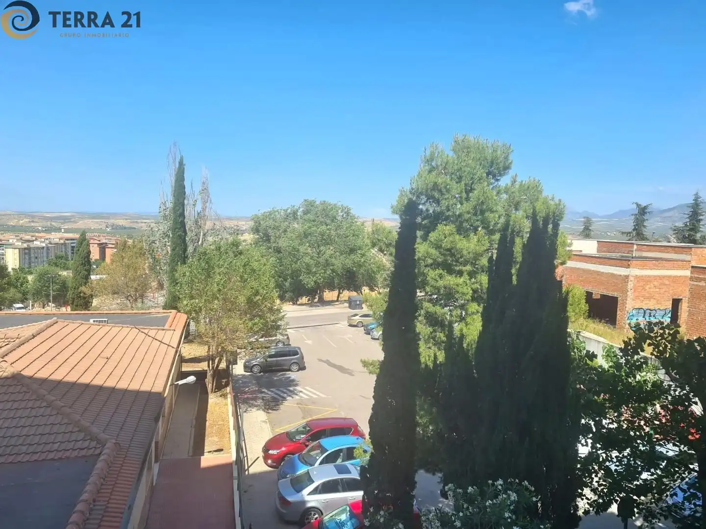 Vista exterior de Pis de lloguer en Jaén amb Aire condicionat, Terrassa i Moblat