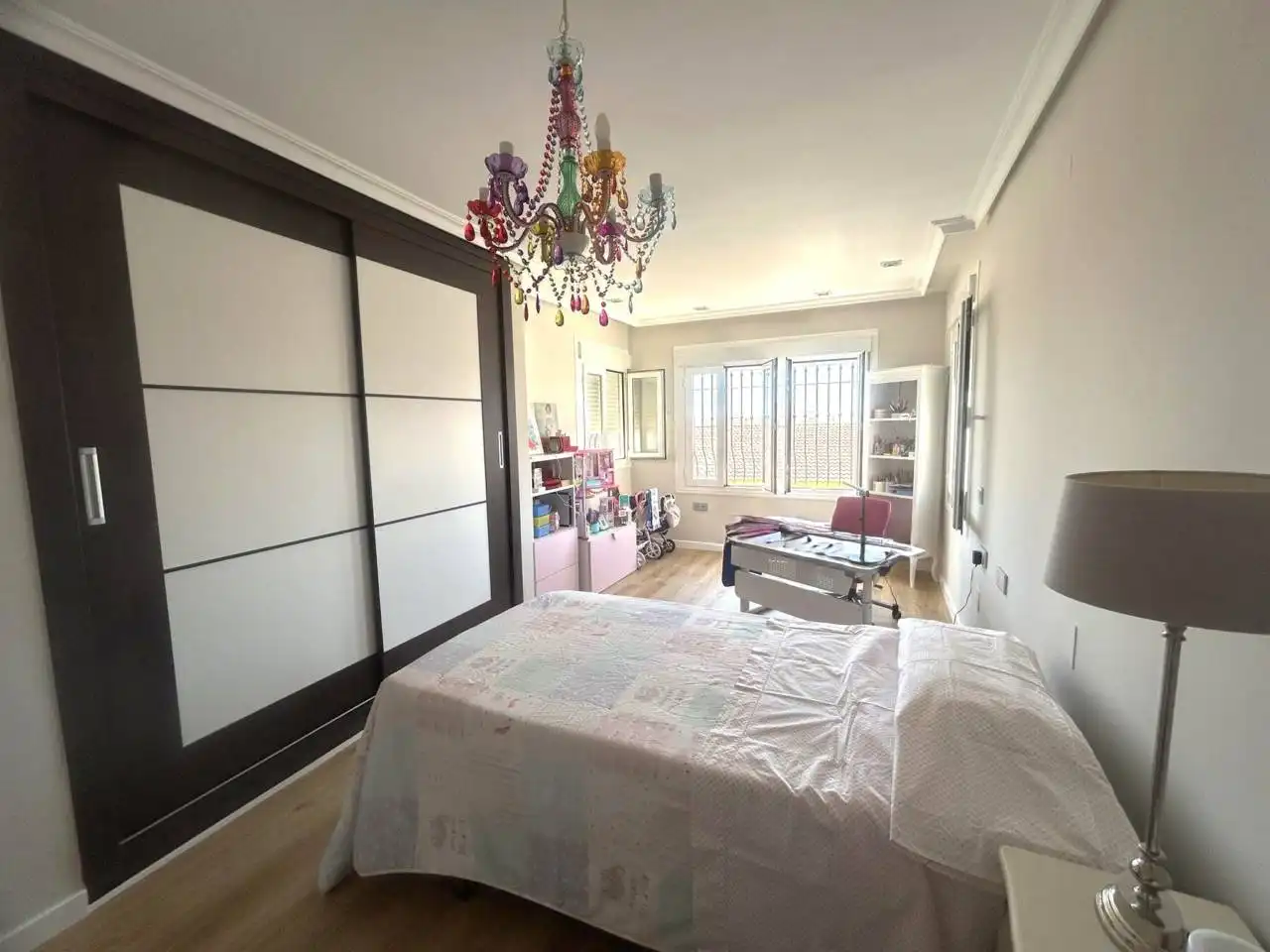 Bedroom of Houses for sale in Roquetas de Mar  with Air Conditioner, Private garden and Terrace
