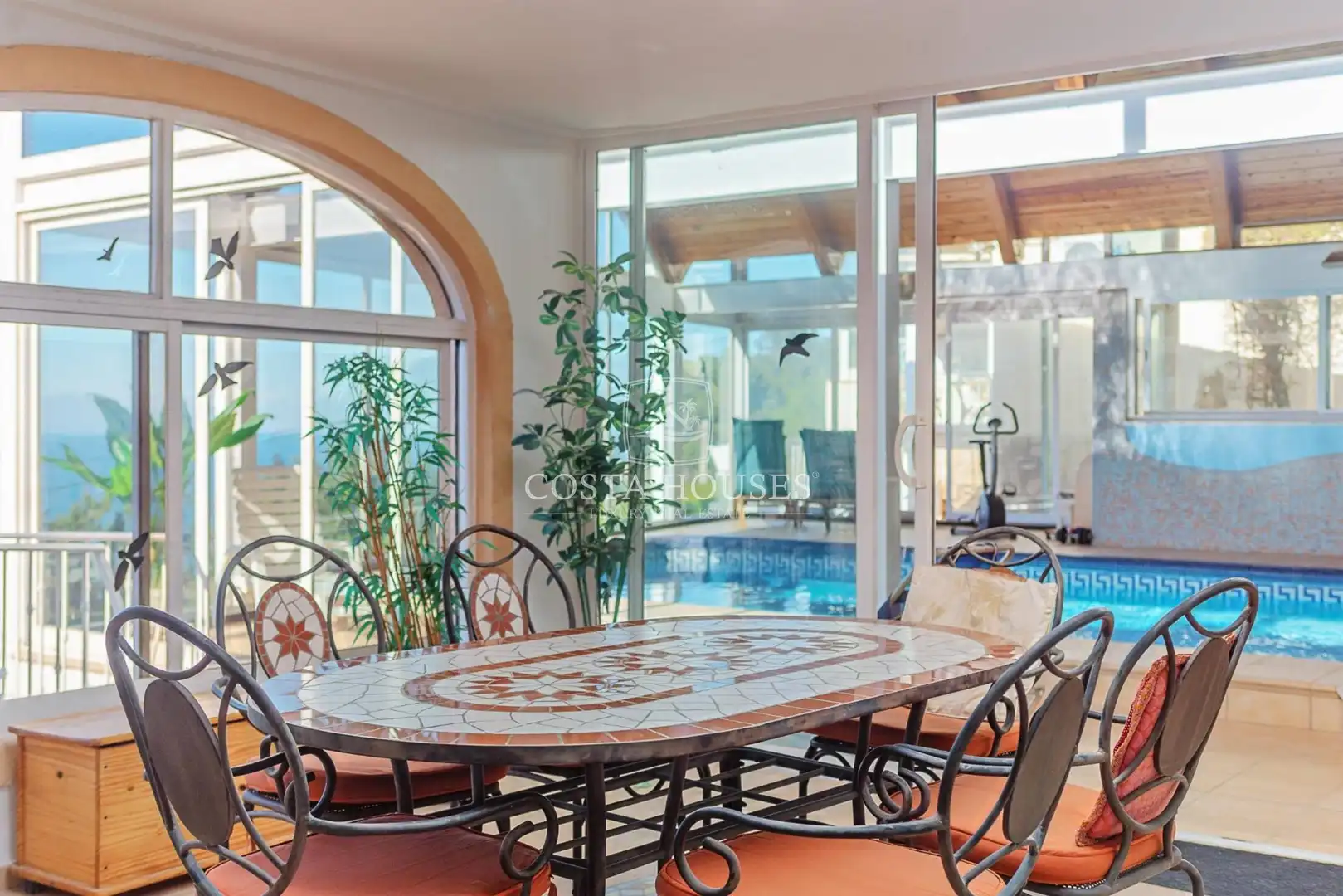 Dining room of Houses for sale in Dénia  with Air Conditioner, Heating and Private garden