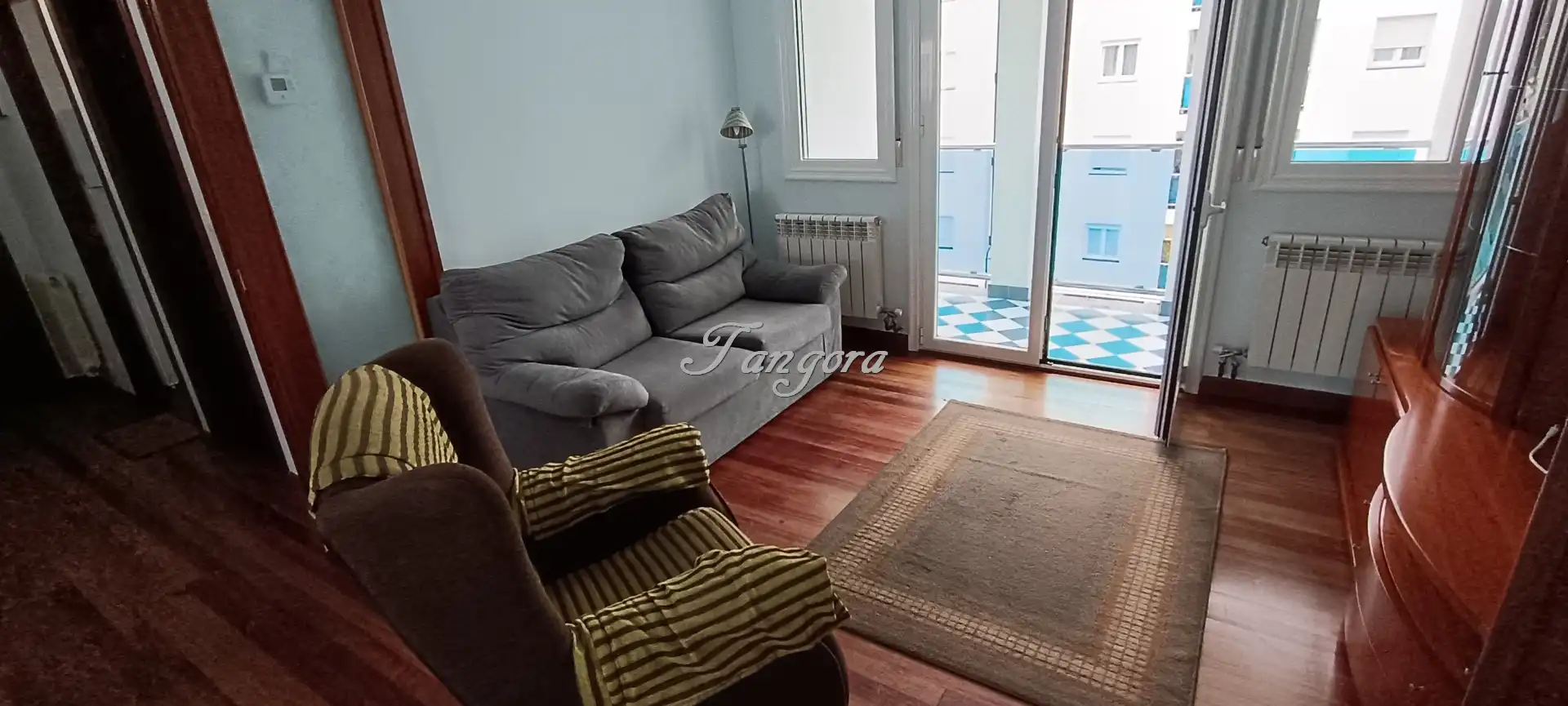 Wohnzimmer von Wohnung zur Miete in Castro-Urdiales mit Heizung, Terrasse und Möbliert