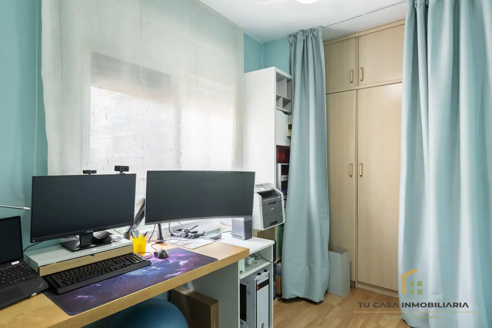 Bedroom of Flat for sale in Badalona  with Air Conditioner, Heating and Storage room