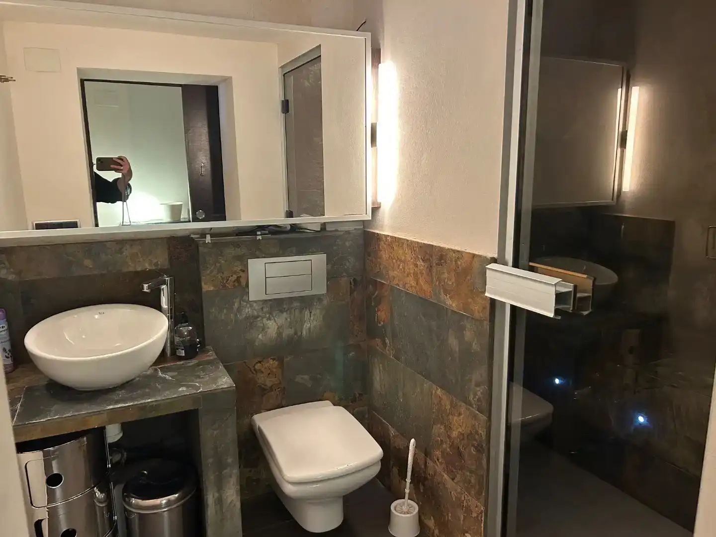 Bany de Casa o xalet de lloguer en Oliva amb Aire condicionat i Piscina