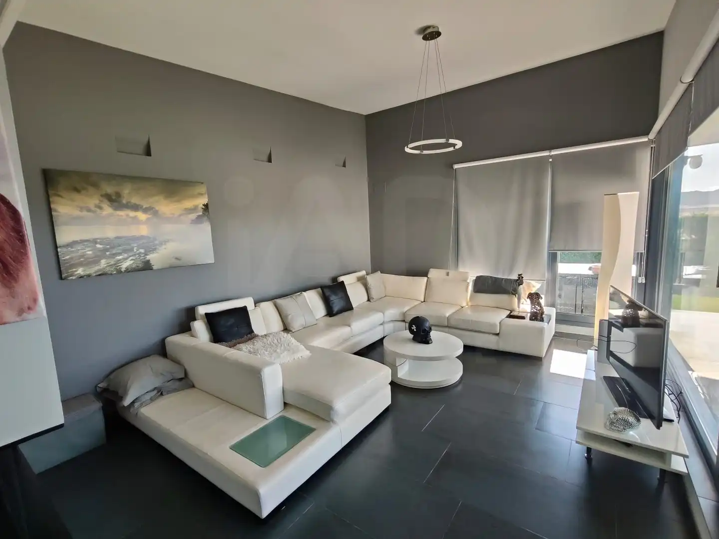 Sala de estar de Casa o chalet en venta en Villalobón con Aire acondicionado, Calefacción y Terraza