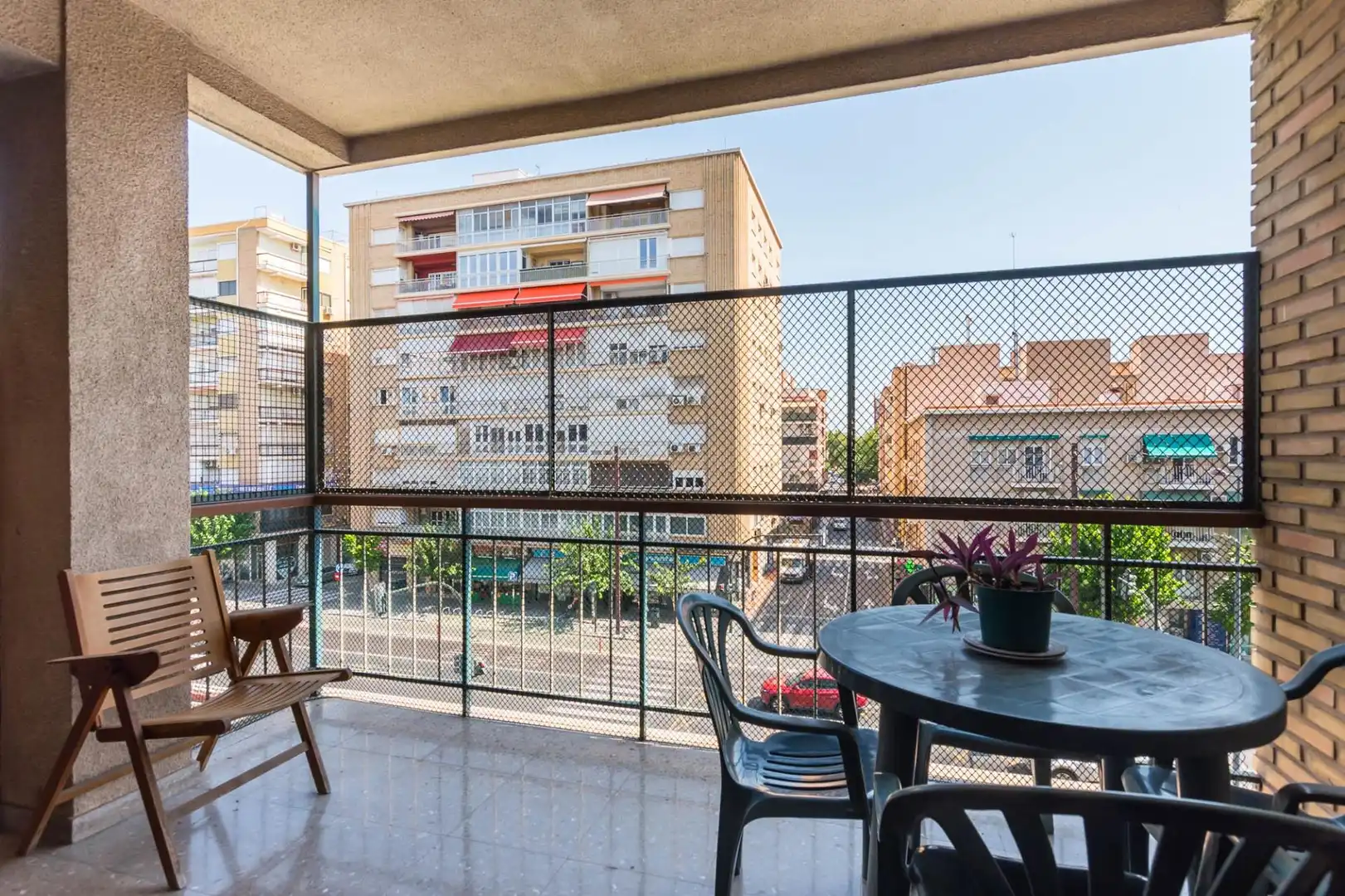 Terrasse von Wohnung zur Miete in Murcia mit Klimaanlage, Terrasse und Abstellraum