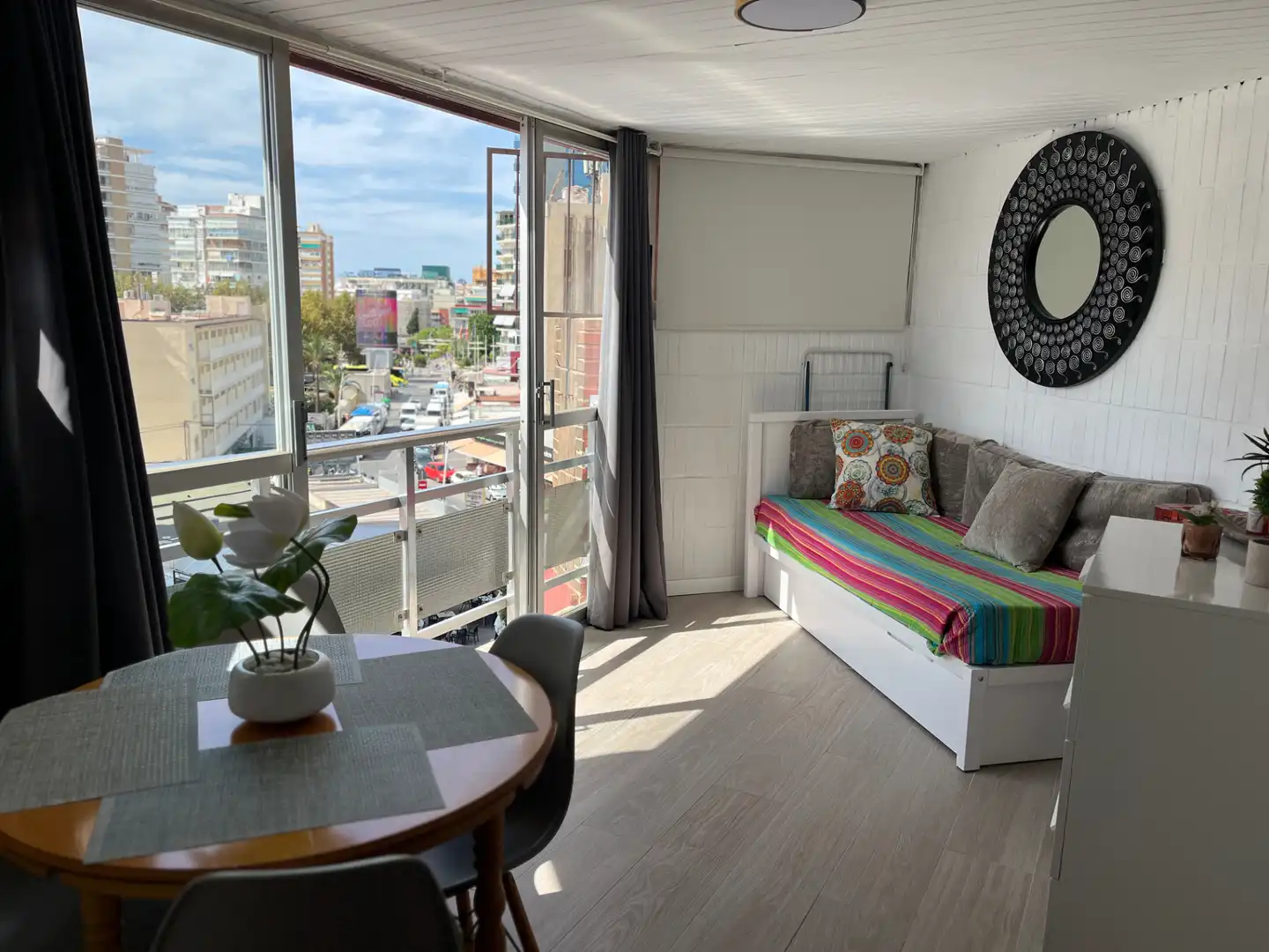 Terrasse von Wohnungen zur Miete in Benidorm mit Klimaanlage, Heizung und Terrasse