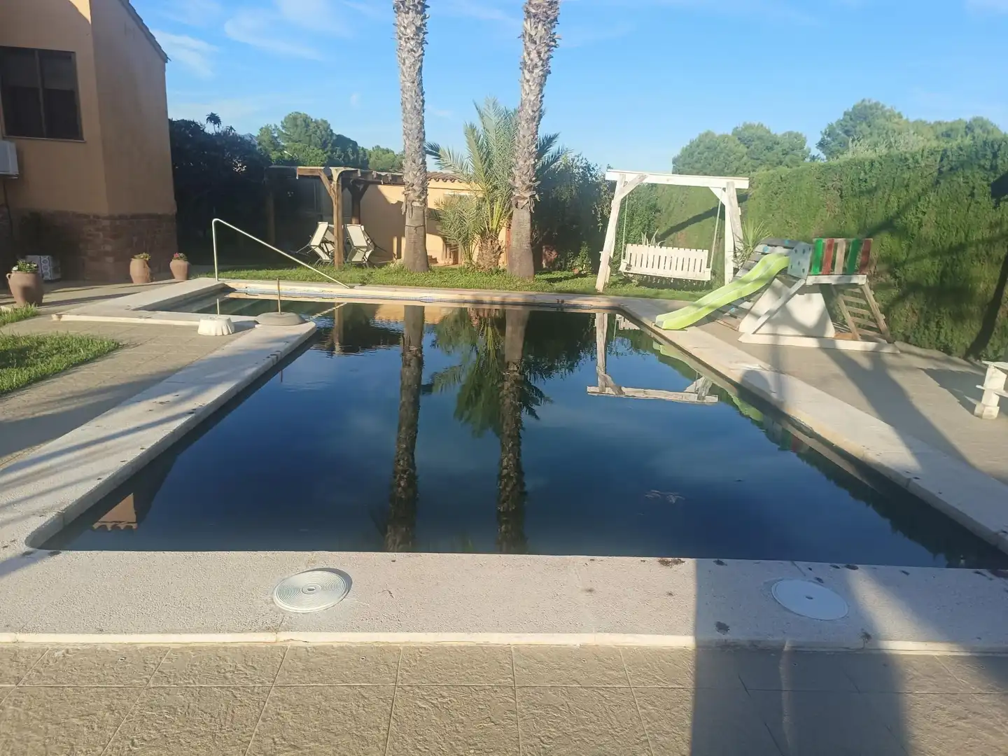 Piscina de Casa o xalet en venda en Benicasim / Benicàssim amb Calefacció, Terrassa i Traster