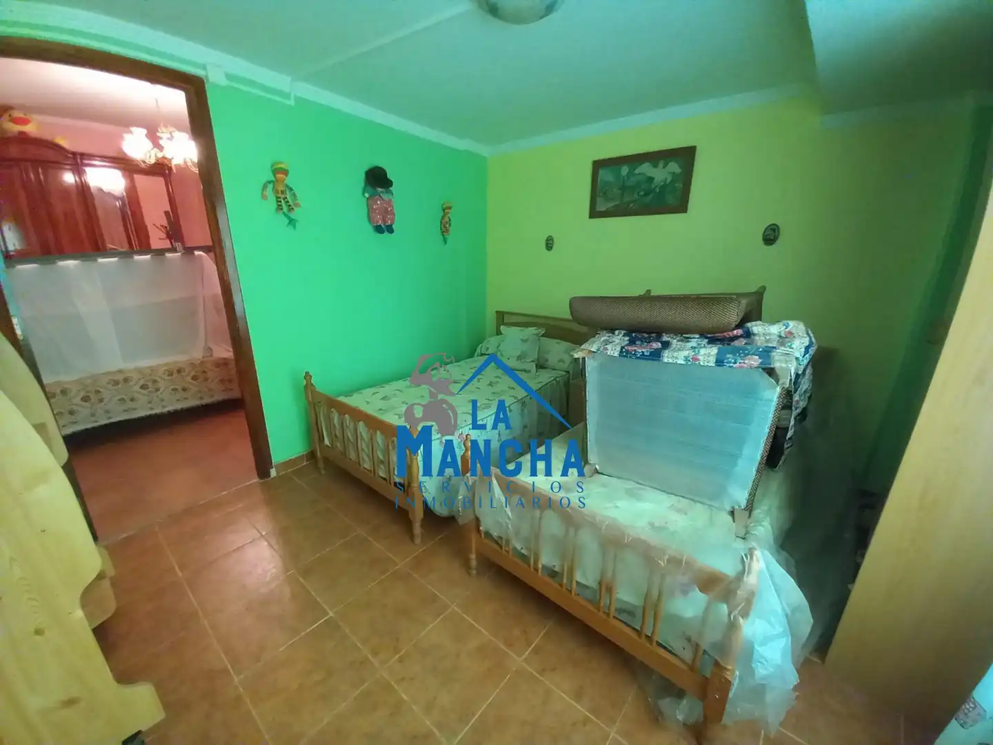 Bedroom of Houses for sale in Chinchilla de Monte-Aragón  with Furnished