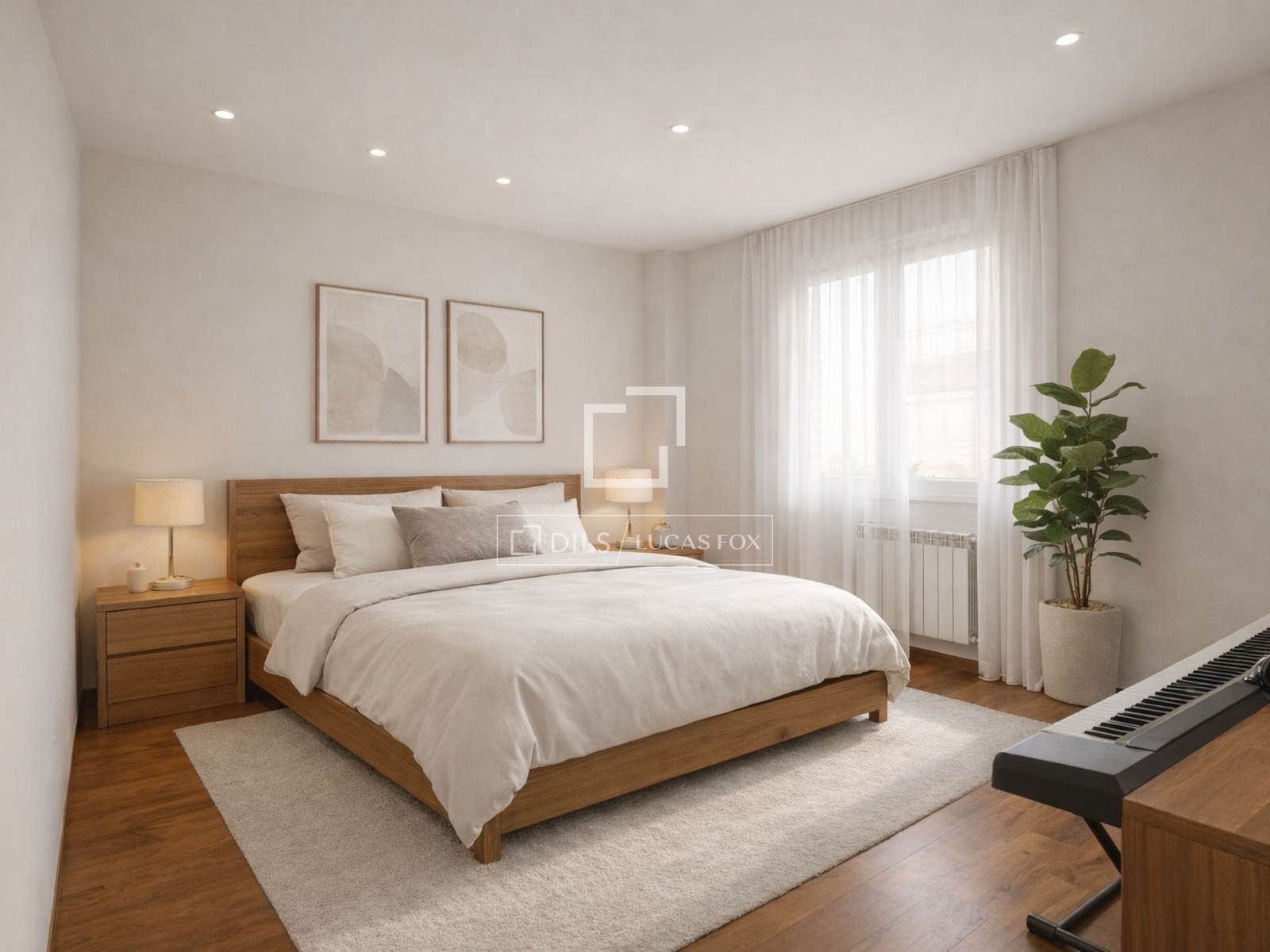 Bedroom of Flat for sale in Sant Joan Despí  with Air Conditioner and Terrace