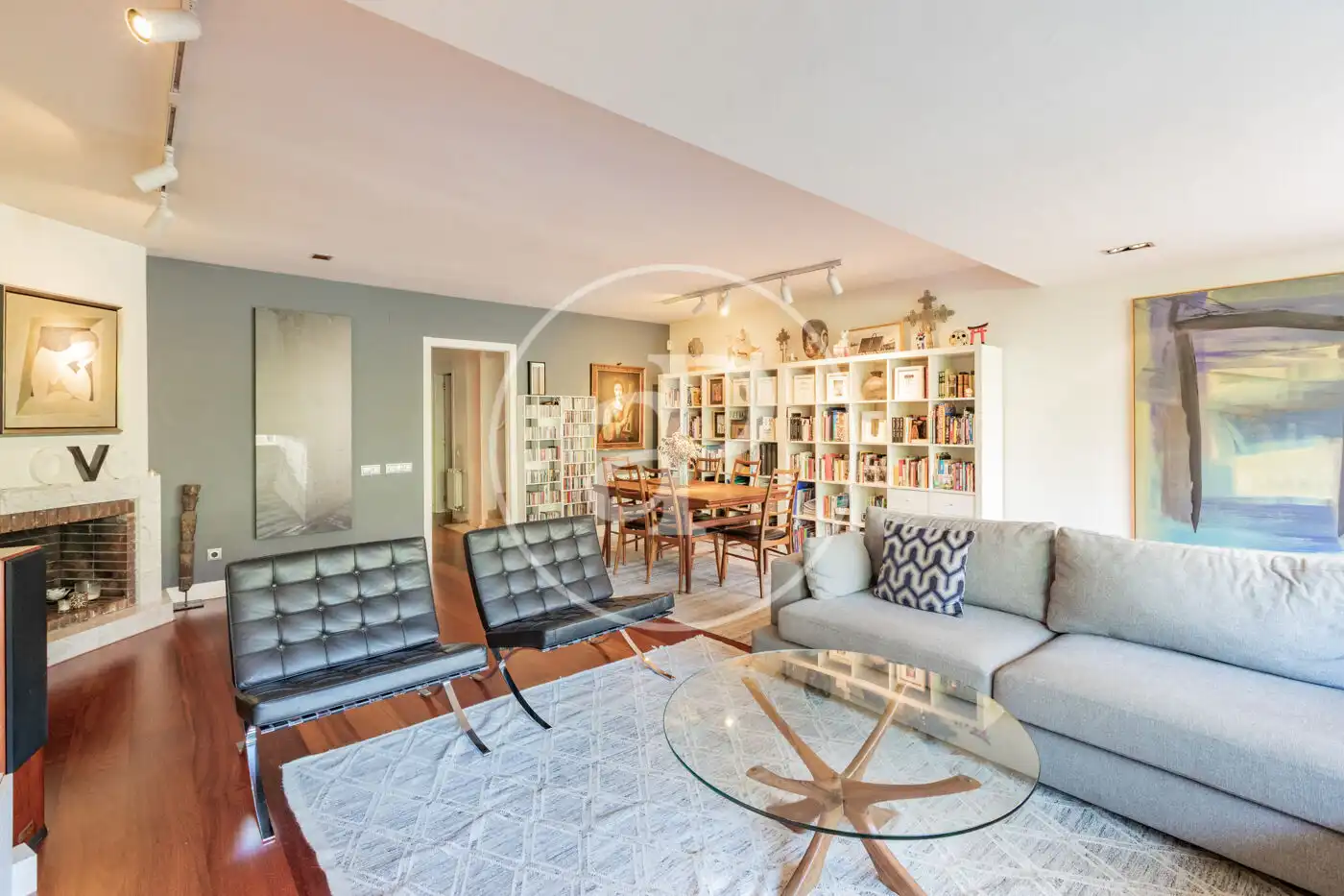 Sala de estar de Casa adosada en venta en Club de Campo con Aire acondicionado, Calefacción y Jardín privado