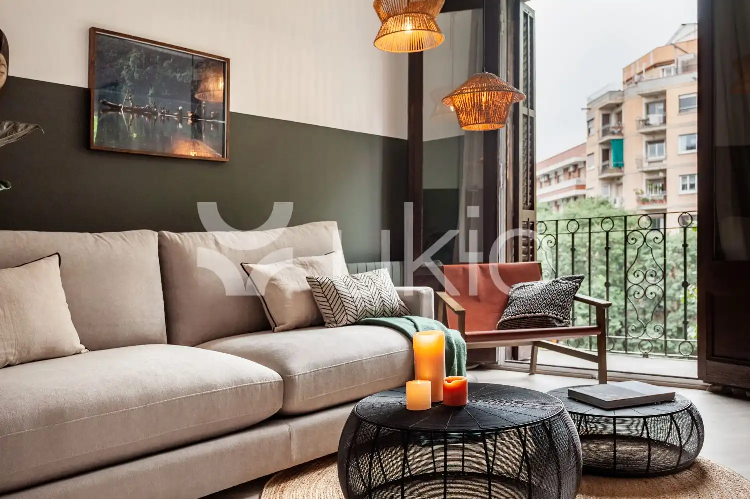 Appartement compact avec terrasse à louer à Carrer del Comte Borrell, imagen 3