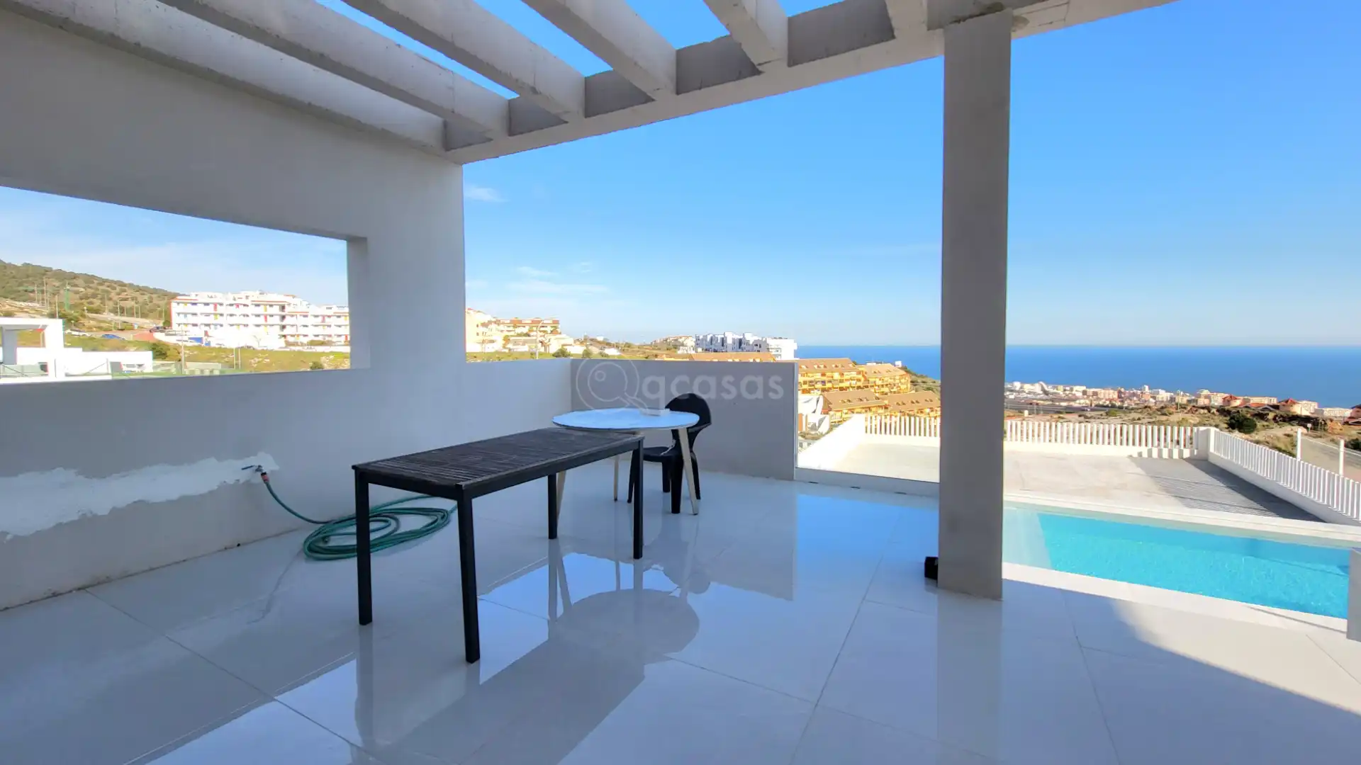 Terraza de Casa o chalet en venta en Benalmádena con Aire acondicionado, Calefacción y Jardín privado