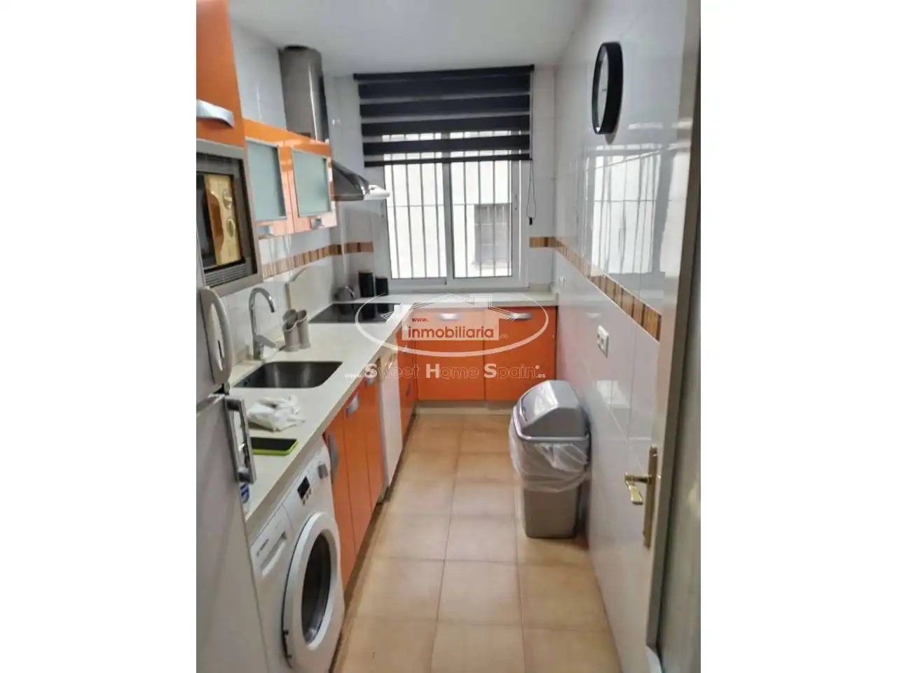 Küche von Wohnung zur Miete in Sanlúcar de Barrameda mit Terrasse, Abstellraum und Möbliert